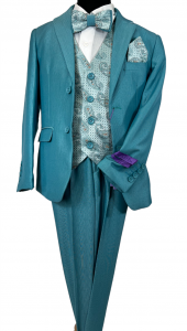 BOYS 5PC. SUIT (AQUA-MINT) 2121206